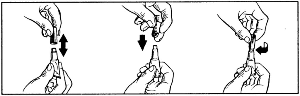 Dierenkliniek Tiel-Drumpt: Bijsluiter Profender voor de kat: Hoe pipet te openen.