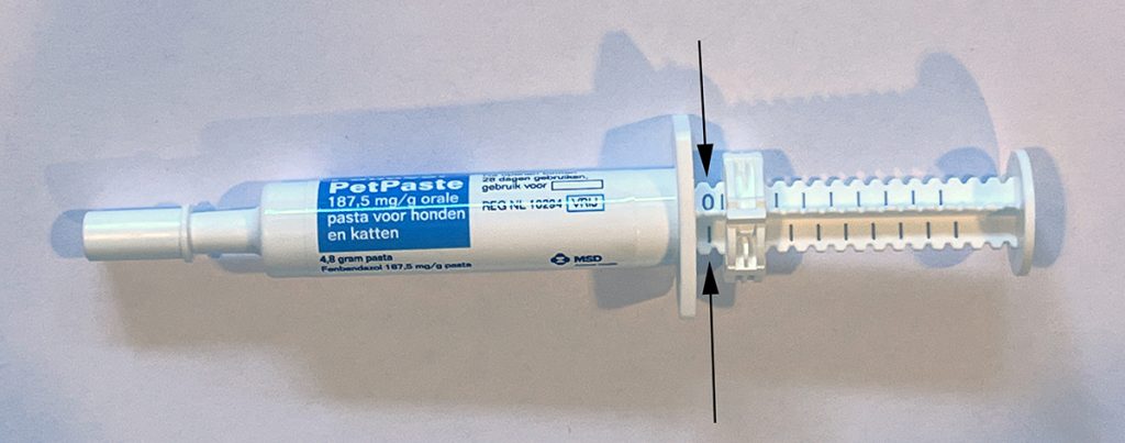 Dierenkliniek Tiel-Drumpt: Panacur petpaste: De nulstand