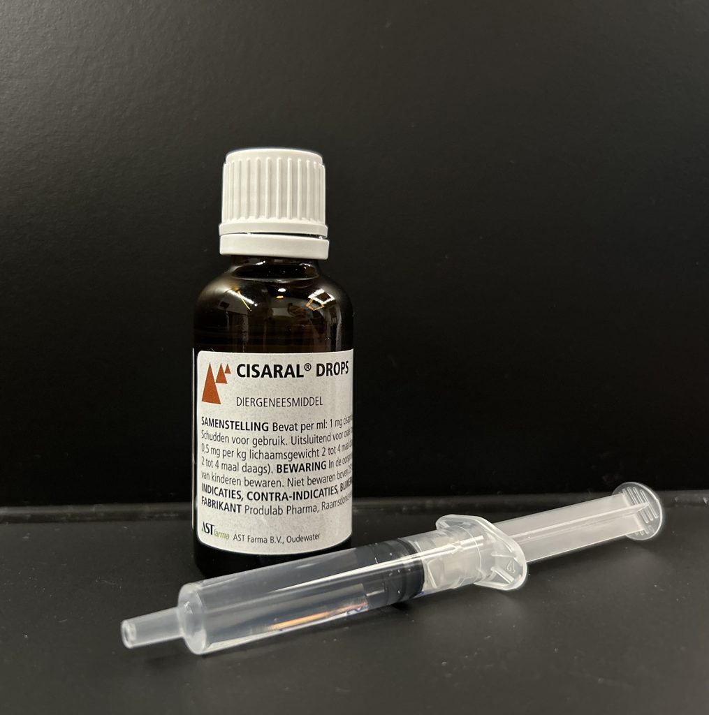 Dierenkliniek Tiel-Drumpt: Bijsluiter Cisaral Drops